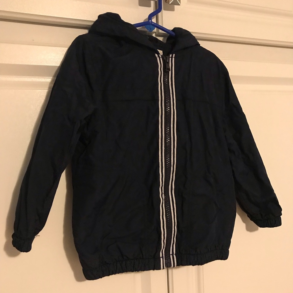 Gymboree Spring Navy Jacket with Hood & Pockets